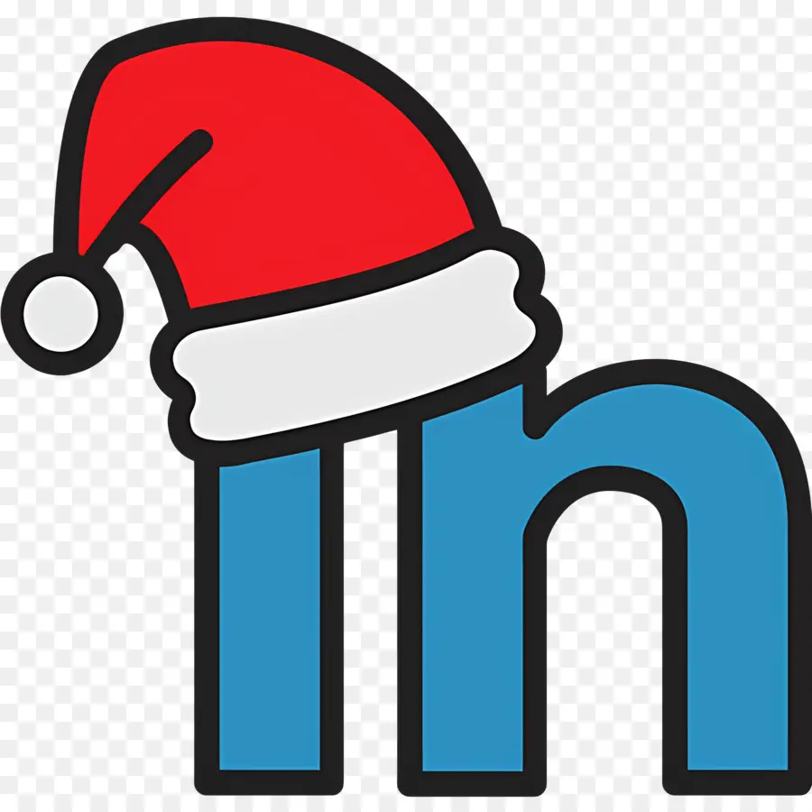 Linkedin，Санта Шляпа PNG