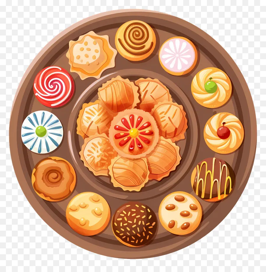 Индийские сладости，Файлы Cookie PNG