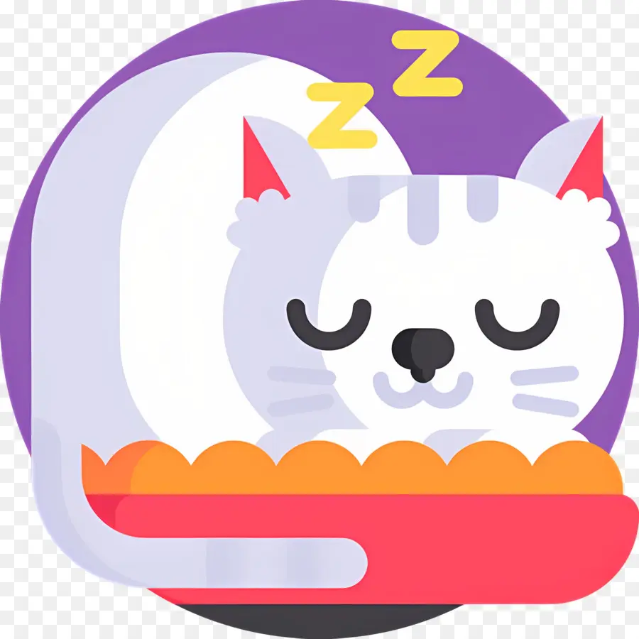 спящий кот，Спящий кот PNG