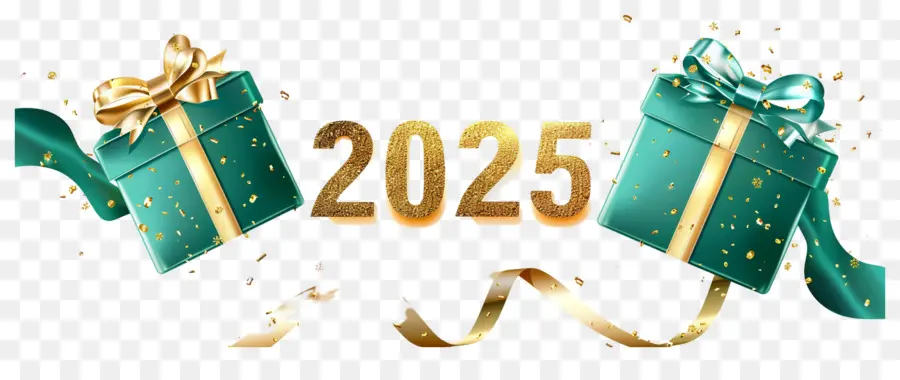 Золото 2025 года，2025 год PNG