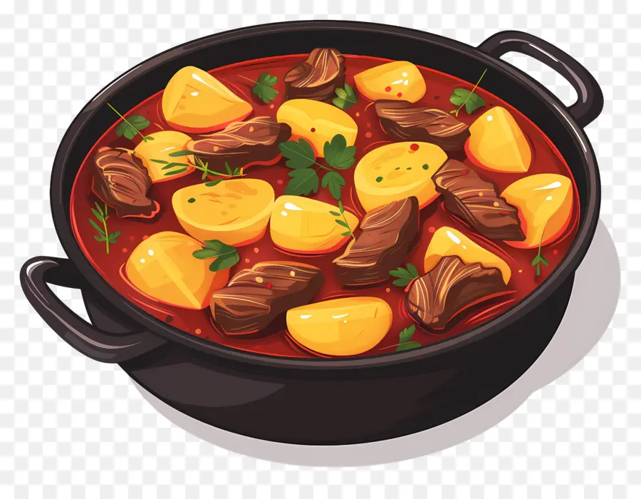 гуляш，Тушеное мясо с картофелем PNG