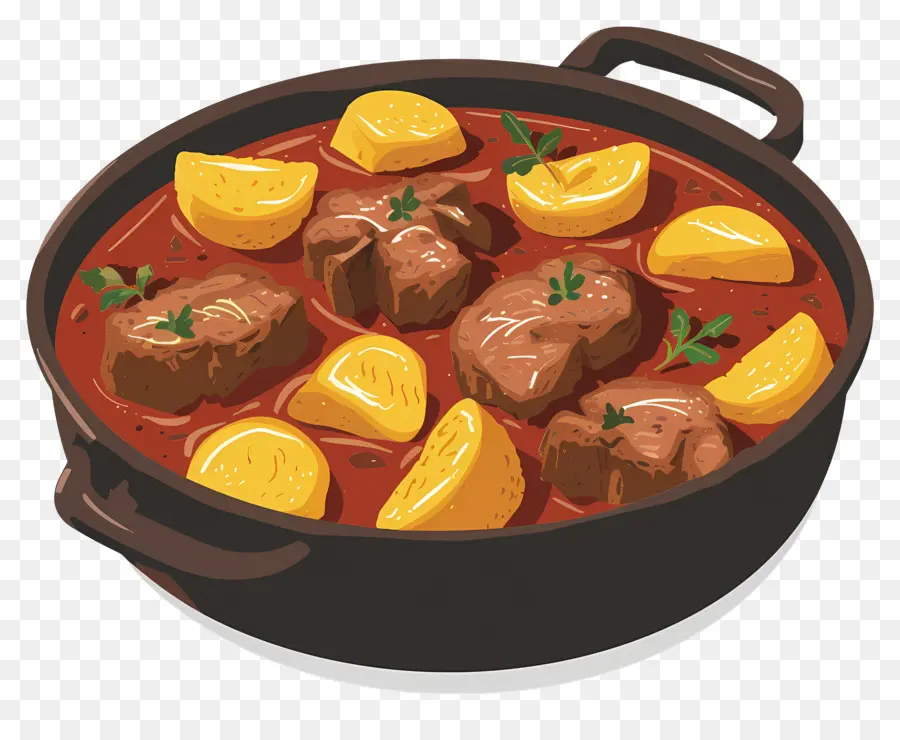 гуляш，Тушеное мясо с картофелем PNG