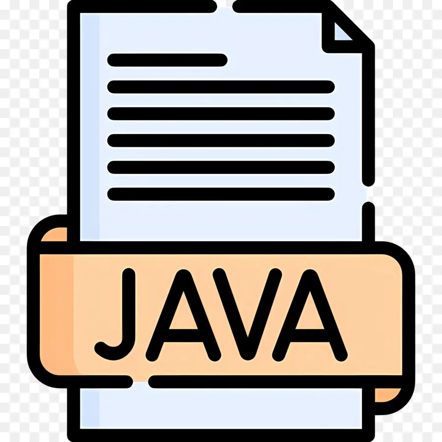 Java программа，Java документ с Gear PNG