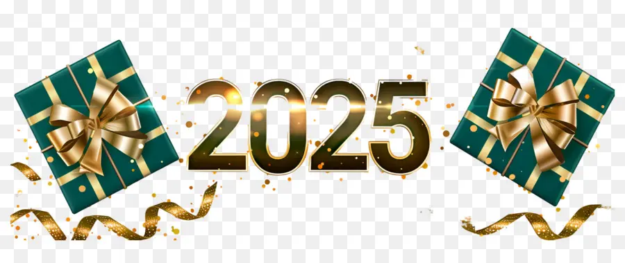 Золото 2025 года，2025 год PNG