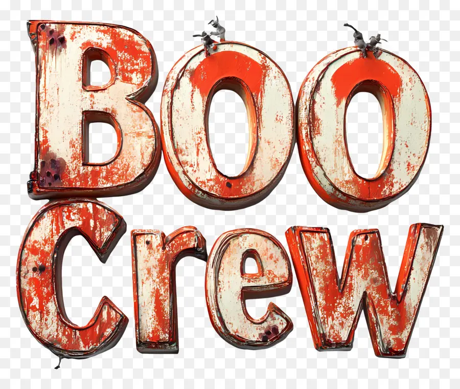 Бу Экипаж，Текст Boo Crew PNG