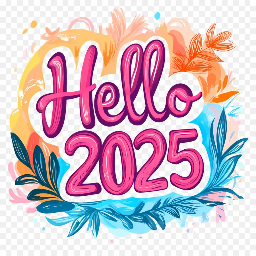 Привет 2025，Привет 2025 3d PNG