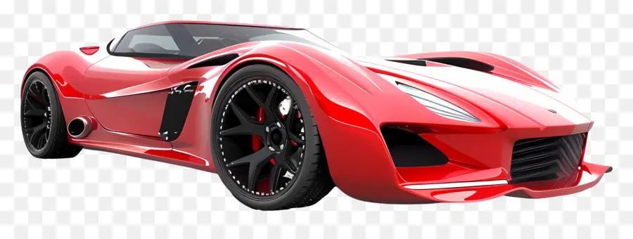 3d Автомобиль，Красный спортивный автомобиль PNG