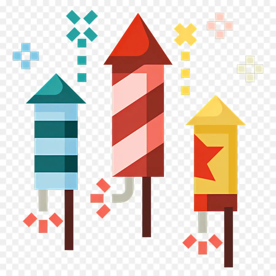 петарды，Firework Rockets PNG