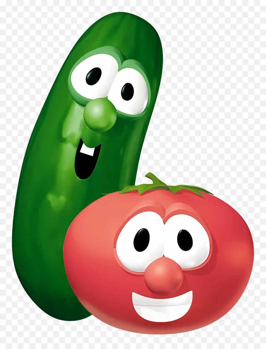 Veggietales，Растительные персонажи PNG