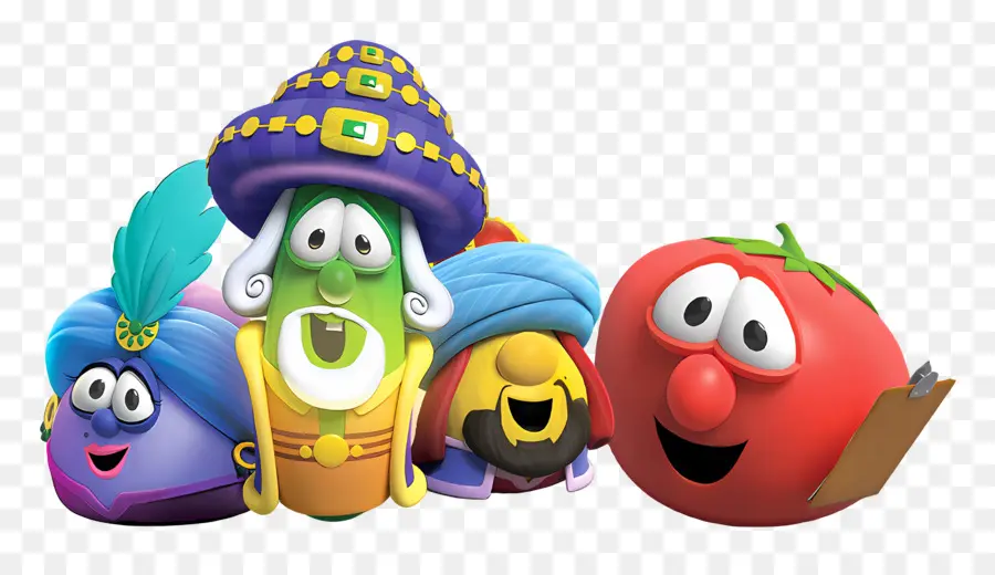 Veggietales，Овощные персонажи PNG