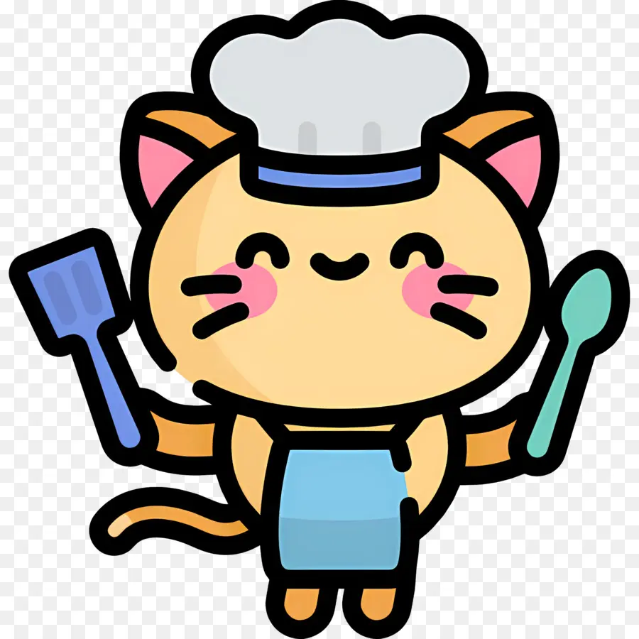 повар，Cat Chef PNG