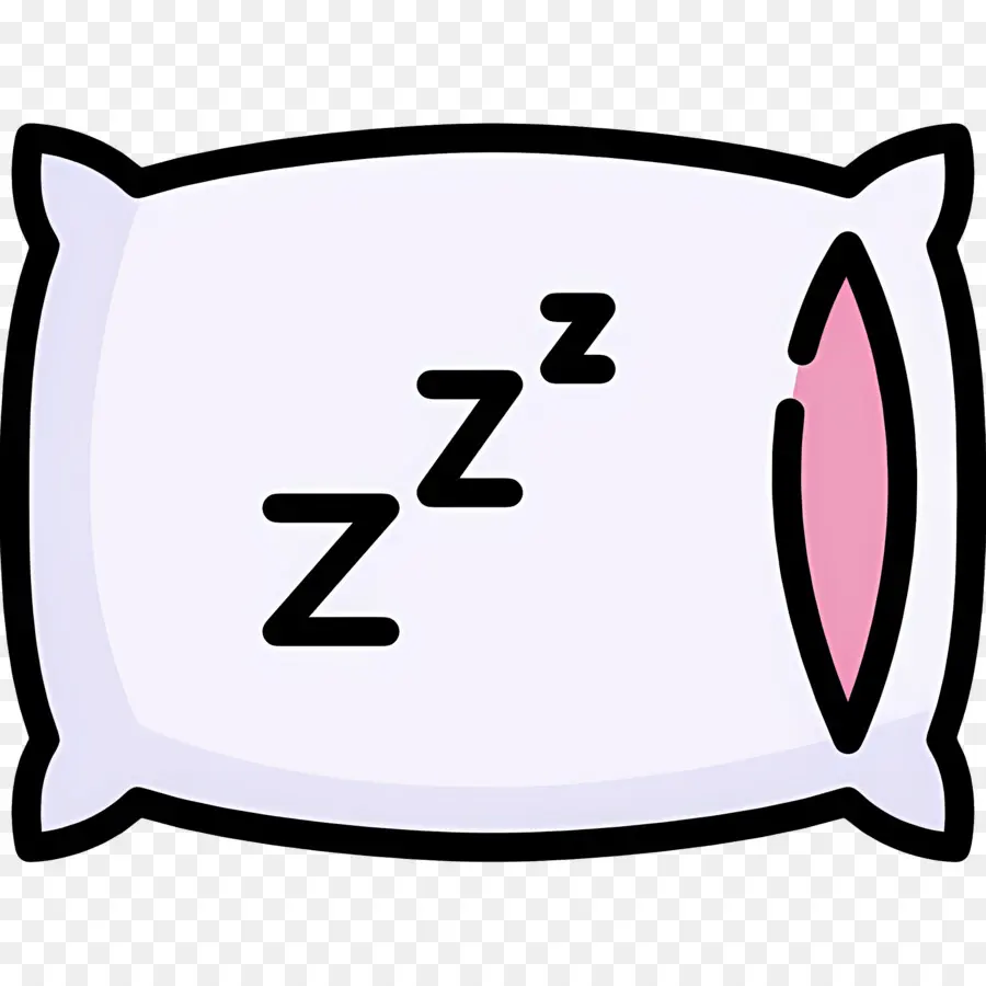 спать ззз，Подушка с Zzz PNG