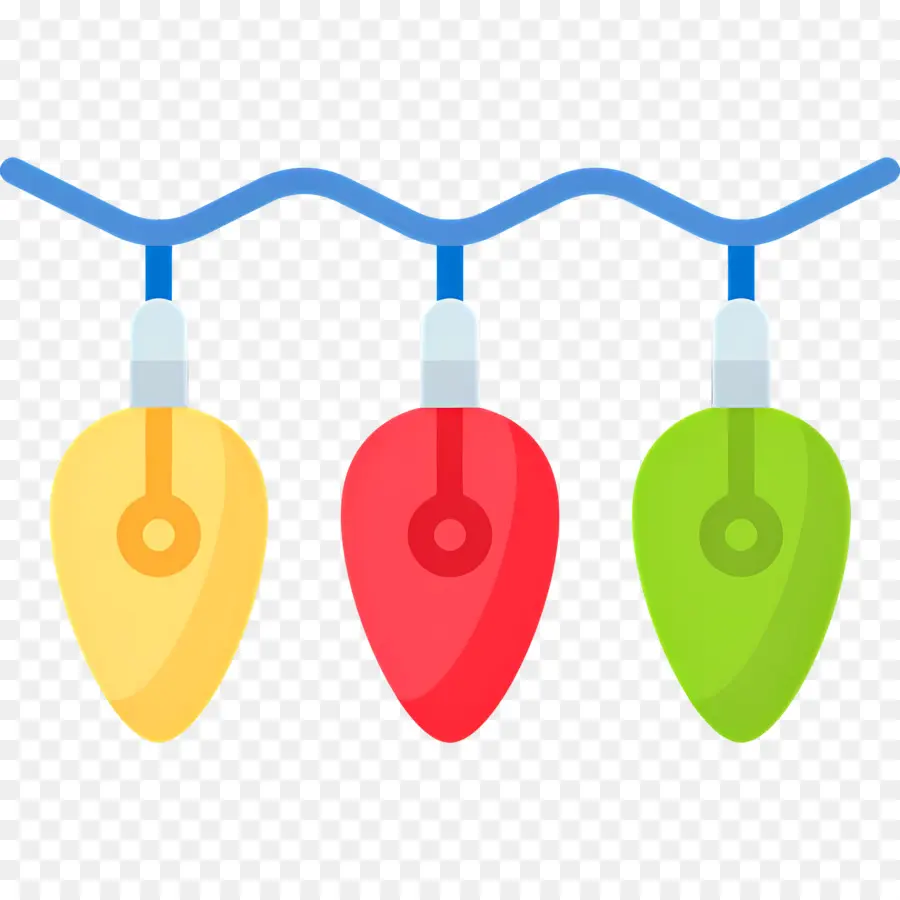 рождественские огни，Струнные огни PNG