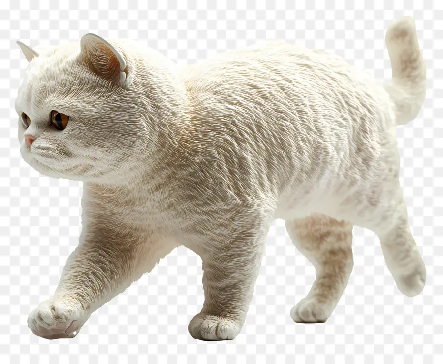 Кошка гуляет，Серый Кот PNG